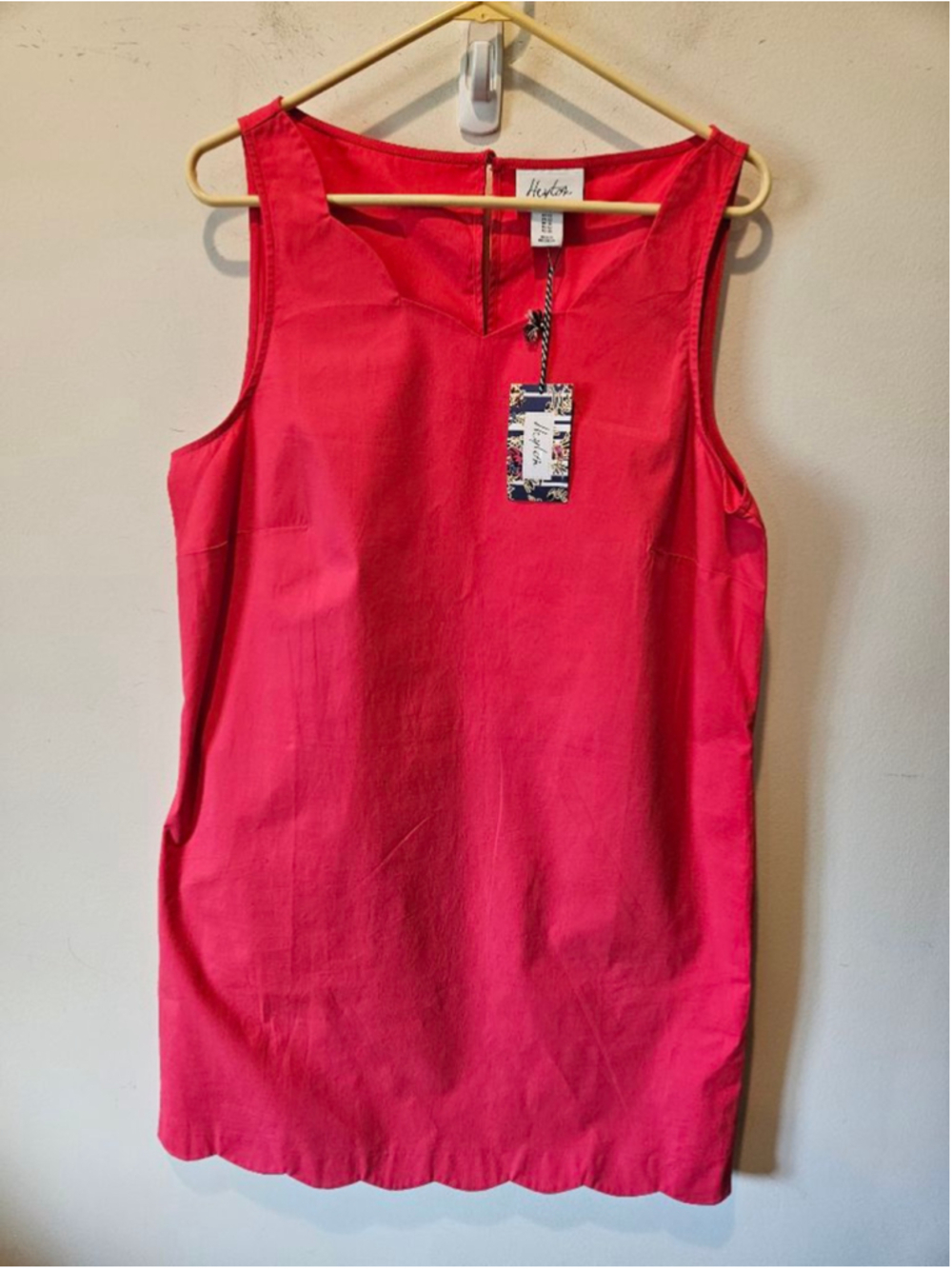 Women's Heyton NWT Rose Pink Sleeveless Shift Dress Size 12